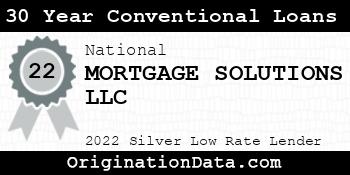 MORTGAGE SOLUTIONS 30 Year Conventional Loans silver