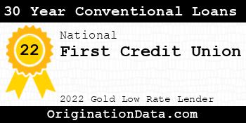 First Credit Union 30 Year Conventional Loans gold