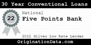 Five Points Bank 30 Year Conventional Loans silver