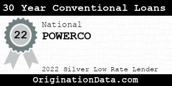 POWERCO 30 Year Conventional Loans silver