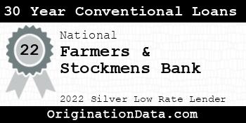 Farmers & Stockmens Bank 30 Year Conventional Loans silver