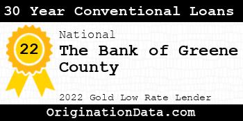 The Bank of Greene County 30 Year Conventional Loans gold