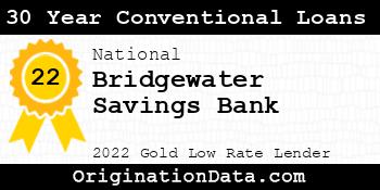 Bridgewater Savings Bank 30 Year Conventional Loans gold