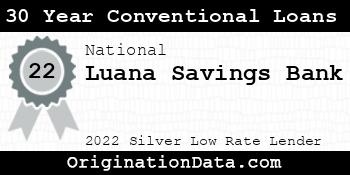 Luana Savings Bank 30 Year Conventional Loans silver
