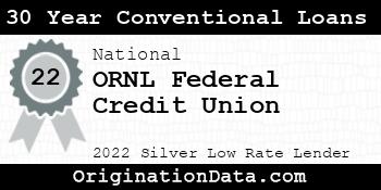ORNL Federal Credit Union 30 Year Conventional Loans silver