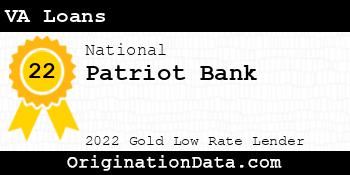Patriot Bank VA Loans gold
