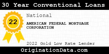 AMERICAN FEDERAL MORTGAGE CORPORATION 30 Year Conventional Loans gold