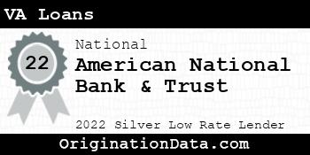 American National Bank & Trust VA Loans silver