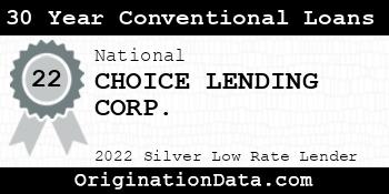 CHOICE LENDING CORP. 30 Year Conventional Loans silver