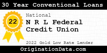 N R L Federal Credit Union 30 Year Conventional Loans gold