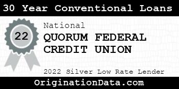 QUORUM FEDERAL CREDIT UNION 30 Year Conventional Loans silver