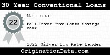 Fall River Five Cents Savings Bank 30 Year Conventional Loans silver