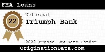 Triumph Bank FHA Loans bronze