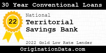 Territorial Savings Bank 30 Year Conventional Loans gold