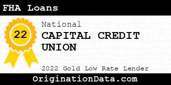 CAPITAL CREDIT UNION FHA Loans gold