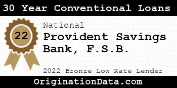 Provident Savings Bank F.S.B. 30 Year Conventional Loans bronze