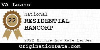 RESIDENTIAL BANCORP VA Loans bronze