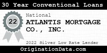 ATLANTIS MORTGAGE CO. 30 Year Conventional Loans silver