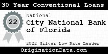 City National Bank of Florida 30 Year Conventional Loans silver