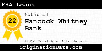 Hancock Whitney Bank FHA Loans gold