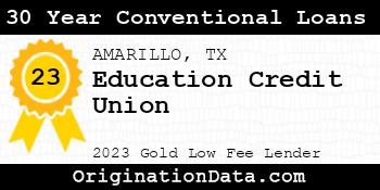 Education Credit Union 30 Year Conventional Loans gold