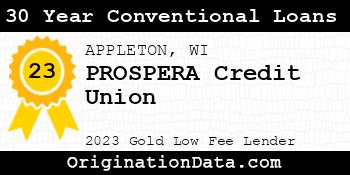 PROSPERA Credit Union 30 Year Conventional Loans gold