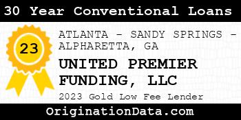 UNITED PREMIER FUNDING 30 Year Conventional Loans gold