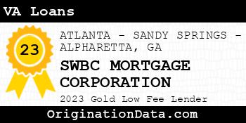 SWBC MORTGAGE CORPORATION VA Loans gold