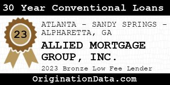 ALLIED MORTGAGE GROUP 30 Year Conventional Loans bronze