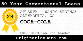 COCA-COLA 30 Year Conventional Loans gold