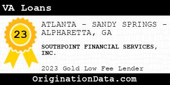 SOUTHPOINT FINANCIAL SERVICES VA Loans gold