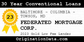 FEDERATED MORTGAGE CORP. 30 Year Conventional Loans gold