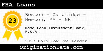 Home Loan Investment Bank F.S.B. FHA Loans gold