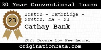 Cathay Bank 30 Year Conventional Loans bronze