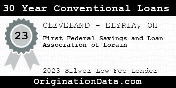 First Federal Savings and Loan Association of Lorain 30 Year Conventional Loans silver