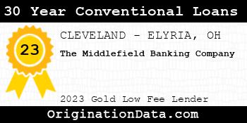 The Middlefield Banking Company 30 Year Conventional Loans gold
