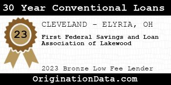 First Federal Savings and Loan Association of Lakewood 30 Year Conventional Loans bronze