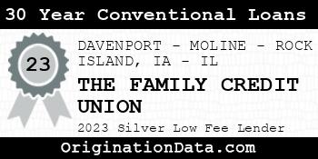 THE FAMILY CREDIT UNION 30 Year Conventional Loans silver