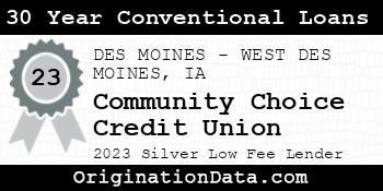 Community Choice Credit Union 30 Year Conventional Loans silver