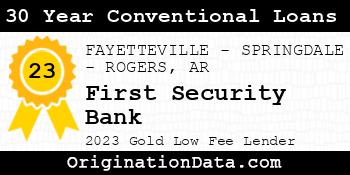 First Security Bank 30 Year Conventional Loans gold