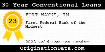 First Federal Bank of the Midwest 30 Year Conventional Loans gold