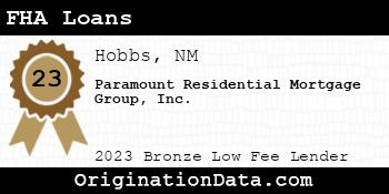 Paramount Residential Mortgage Group FHA Loans bronze
