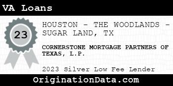 CORNERSTONE MORTGAGE PARTNERS OF TEXAS L.P. VA Loans silver