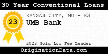 UMB Bank 30 Year Conventional Loans gold