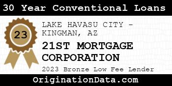 21ST MORTGAGE CORPORATION 30 Year Conventional Loans bronze