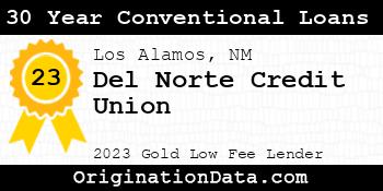 Del Norte Credit Union 30 Year Conventional Loans gold