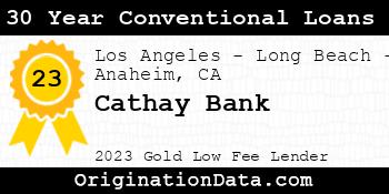Cathay Bank 30 Year Conventional Loans gold