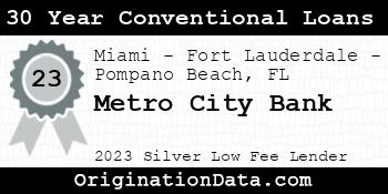 Metro City Bank 30 Year Conventional Loans silver