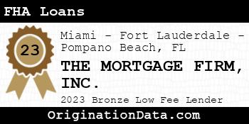 THE MORTGAGE FIRM FHA Loans bronze