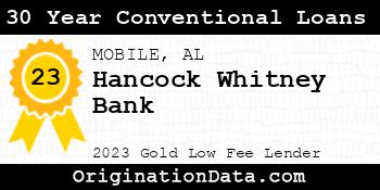 Hancock Whitney Bank 30 Year Conventional Loans gold